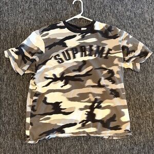 Supreme Men’s Snow Camo Tee - Intarsia Camo